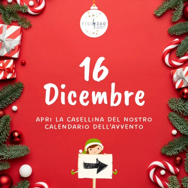 Buon Lunedì con la 16° casellina del nostro calendario dell'avvento!

Oggi troviamo l'esperienza di @nutrizionista_esposito 

#calendariodellavvento #avvento #fisio360_vigevano #vigevano #natale2024 #dicembre